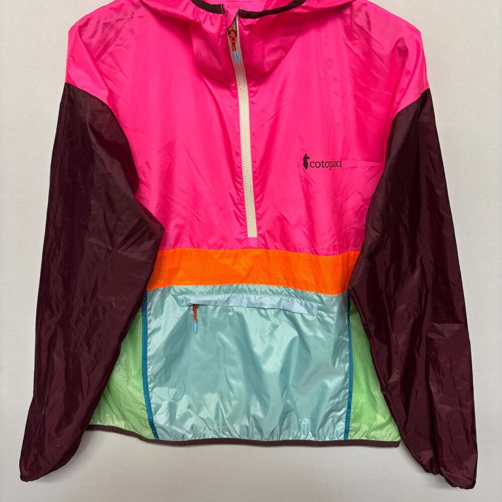 Cotopaxi Women Hooded Teca Half-Zip Windbreaker Jacket Size Large D127 -18 - Picture 9 of 13